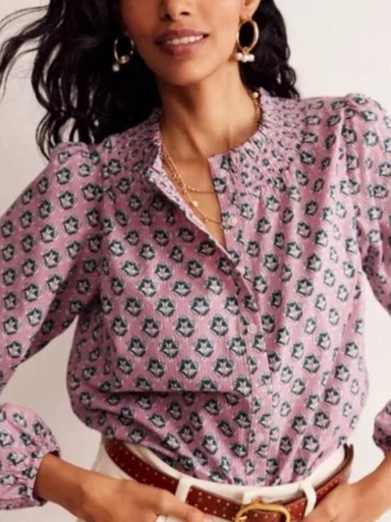 Boden Tops - Boden cotton floral blouse